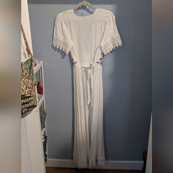 Sold Out Francesca Lara Trim Embroidered Kimono - Picture 4 of 7